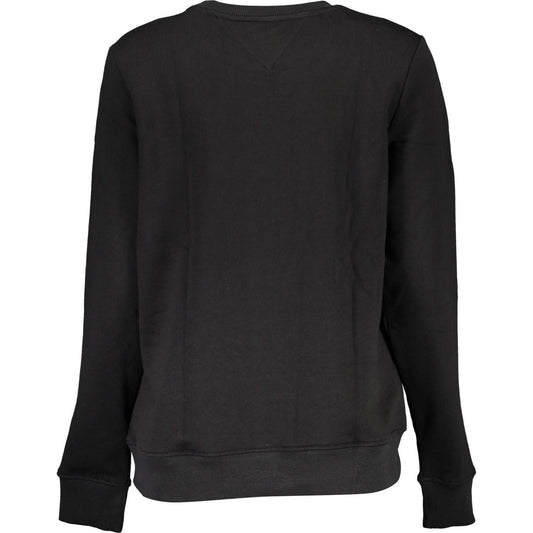 Tommy Hilfiger Chic Black Sweatshirt with Timeless Appeal Tommy Hilfiger