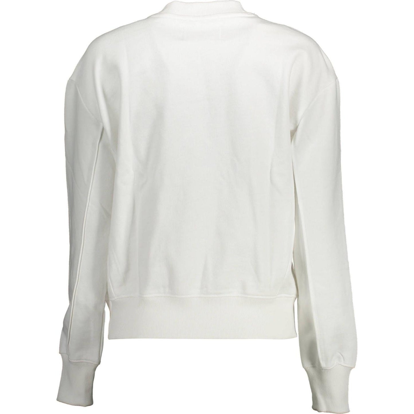 Calvin Klein Elegant White Cotton Sweatshirt Calvin Klein