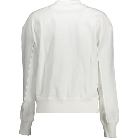 Calvin Klein Elegant White Cotton Sweatshirt Calvin Klein