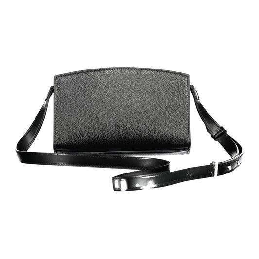 Calvin Klein Sleek Black Shoulder Bag with Chic Logo Calvin Klein