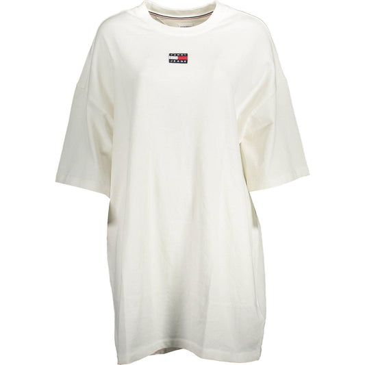 Tommy Hilfiger White Cotton Women Dress Tommy Hilfiger