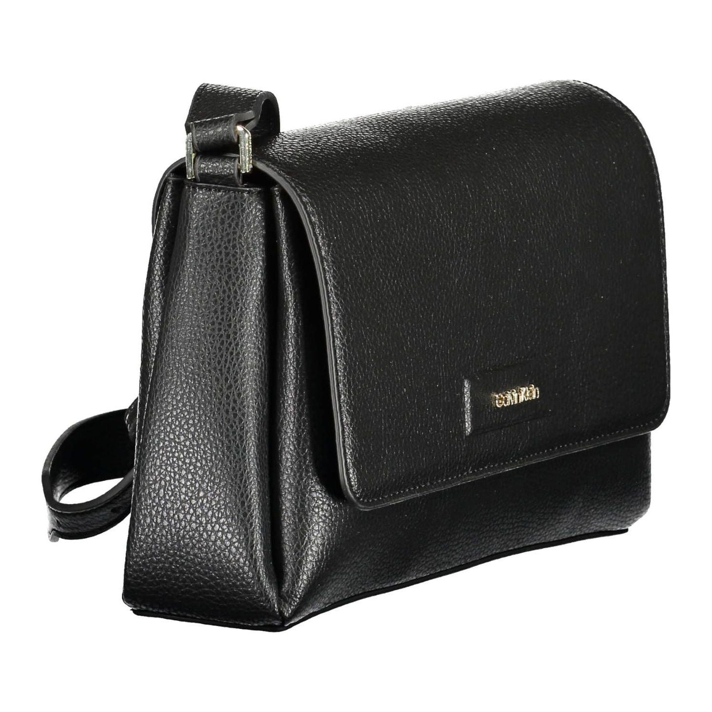 Calvin Klein Elegant Black Shoulder Bag with Logo Detail Calvin Klein