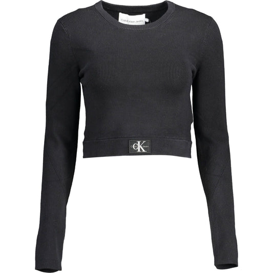 Calvin Klein Elegant Long-Sleeve Round Neck Sweater Calvin Klein