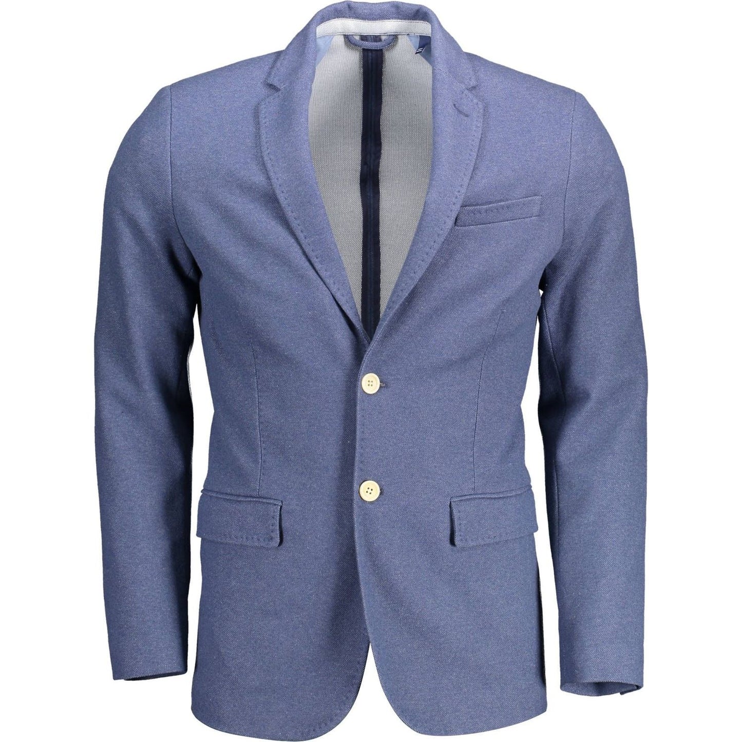 Gant Chic Slim-Fit Blue Jacket with Elegant Detailing Gant