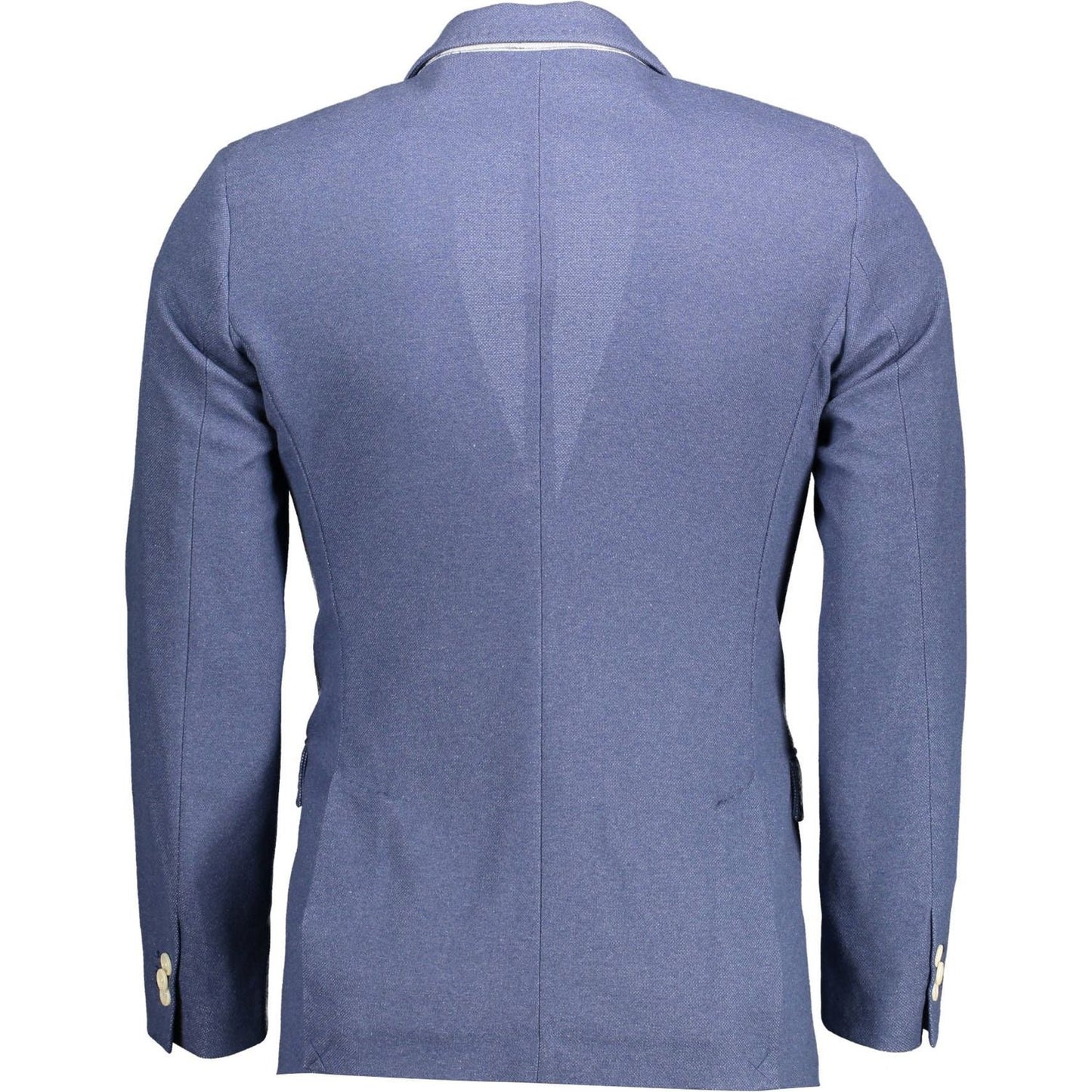 Gant Chic Slim-Fit Blue Jacket with Elegant Detailing Gant