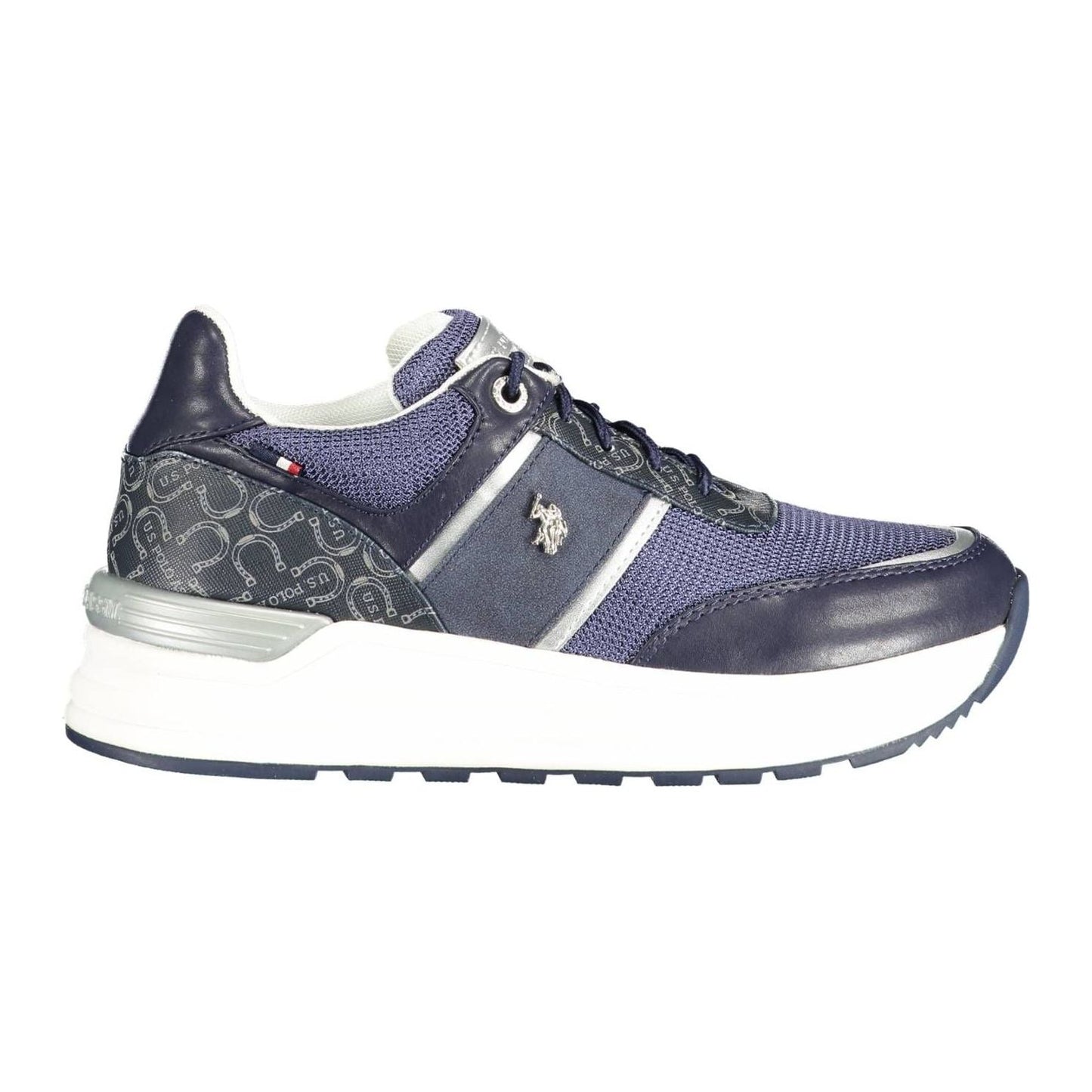 U.S. POLO ASSN. Chic Blue Lace-Up Sport Sneakers U.S. POLO ASSN.