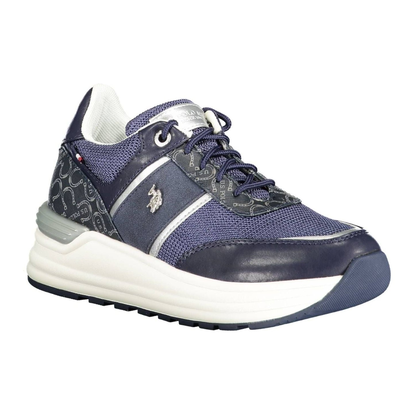 U.S. POLO ASSN. Chic Blue Lace-Up Sport Sneakers U.S. POLO ASSN.