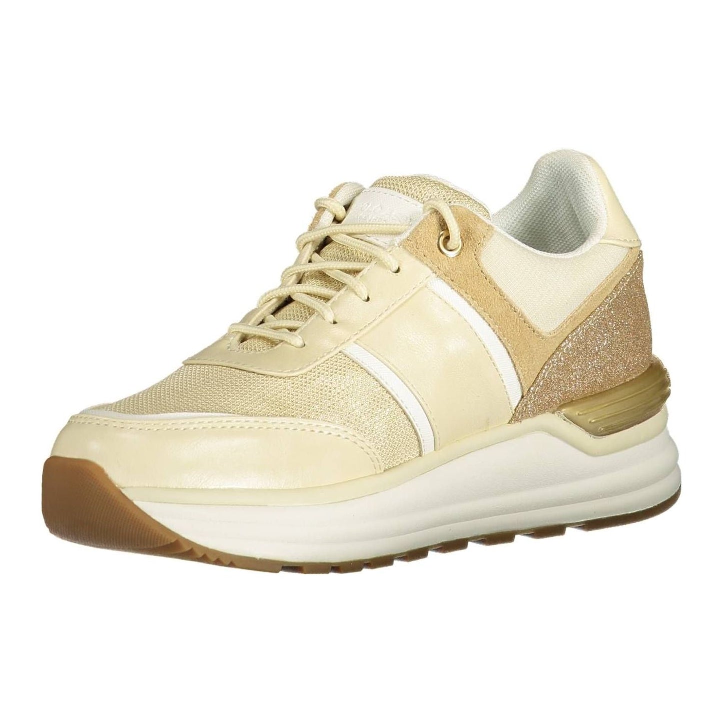 U.S. POLO ASSN. Beige ECO SUEDE Lace-up Sneakers U.S. POLO ASSN.