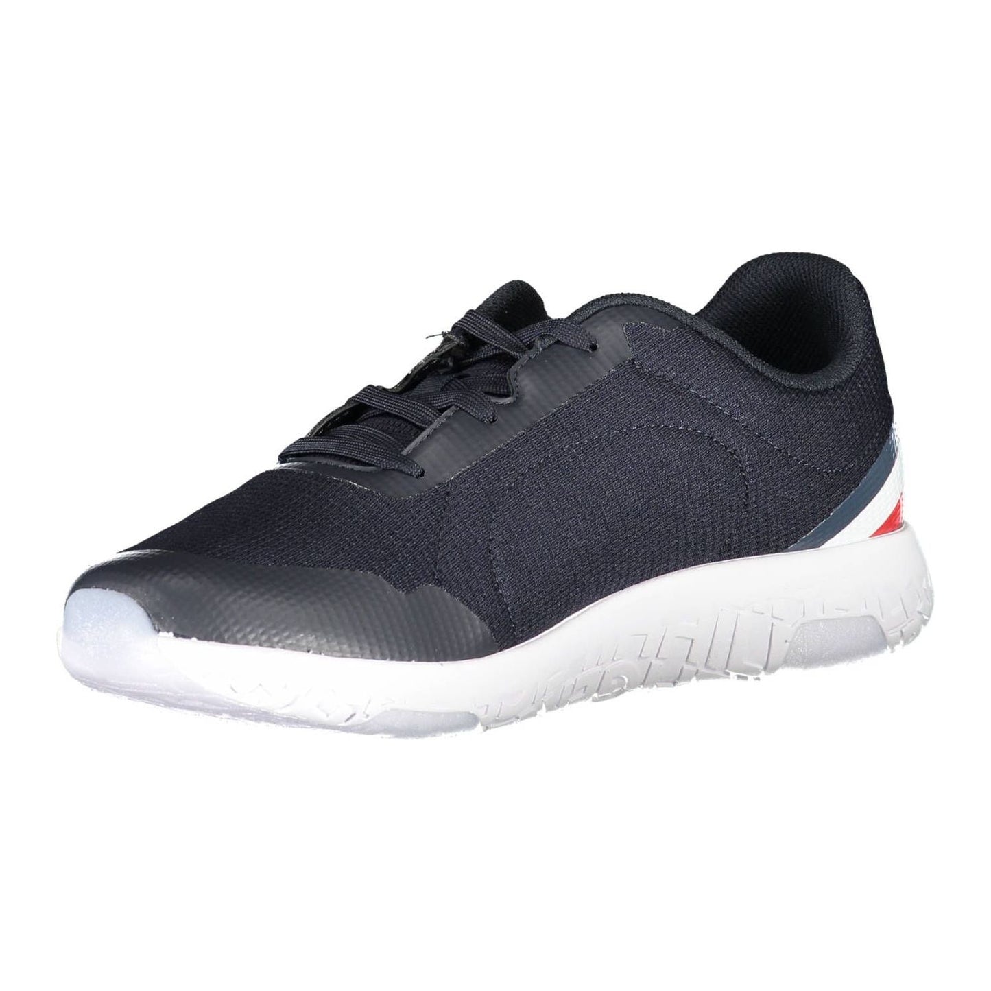 Tommy Hilfiger Sleek Blue Sneakers with Contrast Accents Tommy Hilfiger