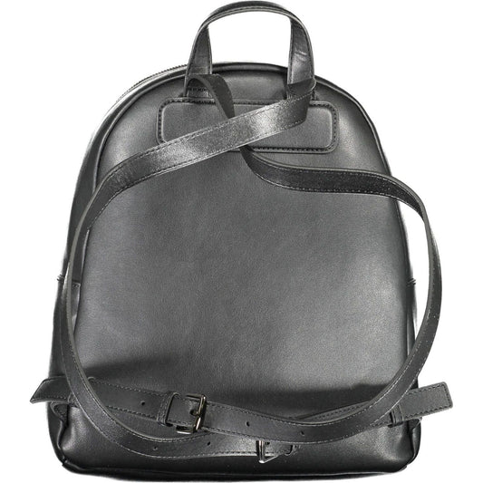 Calvin Klein Sleek Urban Chic Black Backpack Calvin Klein