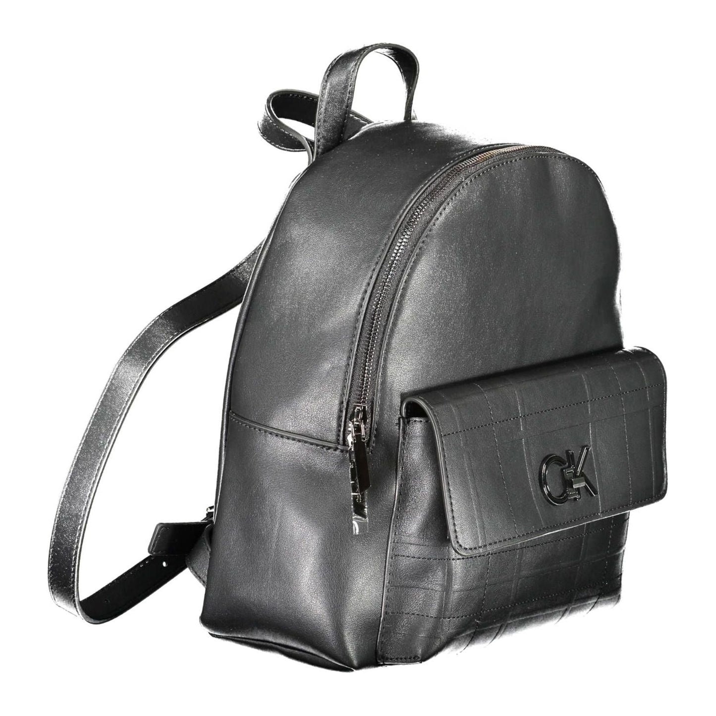 Calvin Klein Sleek Urban Chic Black Backpack Calvin Klein