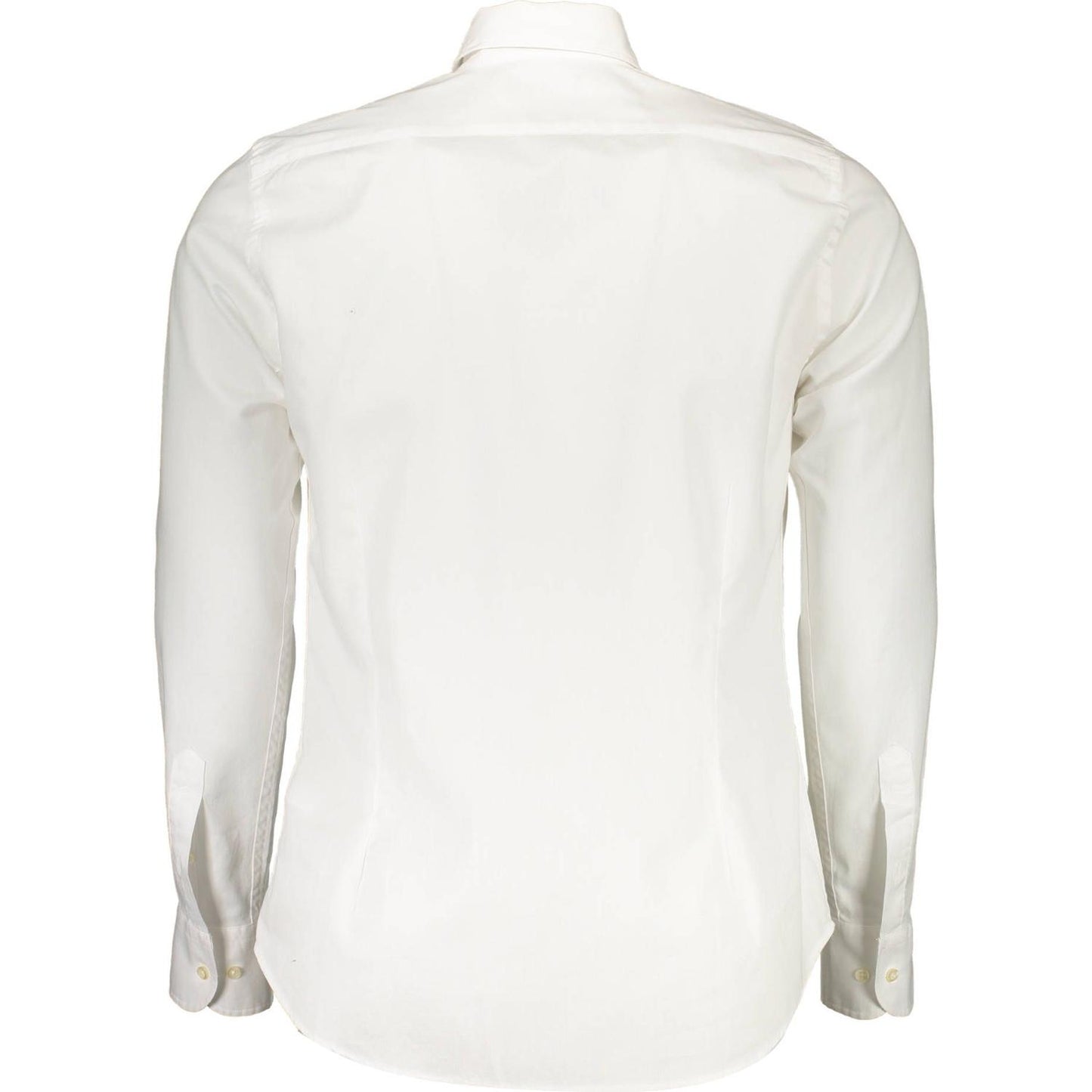 La Martina Slim Fit Embroidered White Shirt La Martina