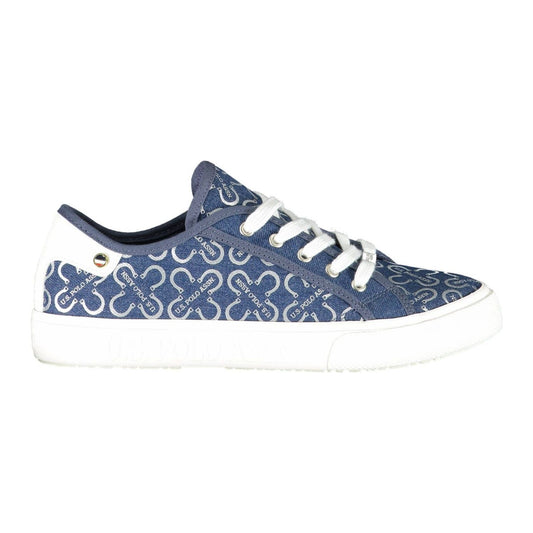 U.S. POLO ASSN. Chic Blue Lace-Up Sports Sneakers U.S. POLO ASSN.