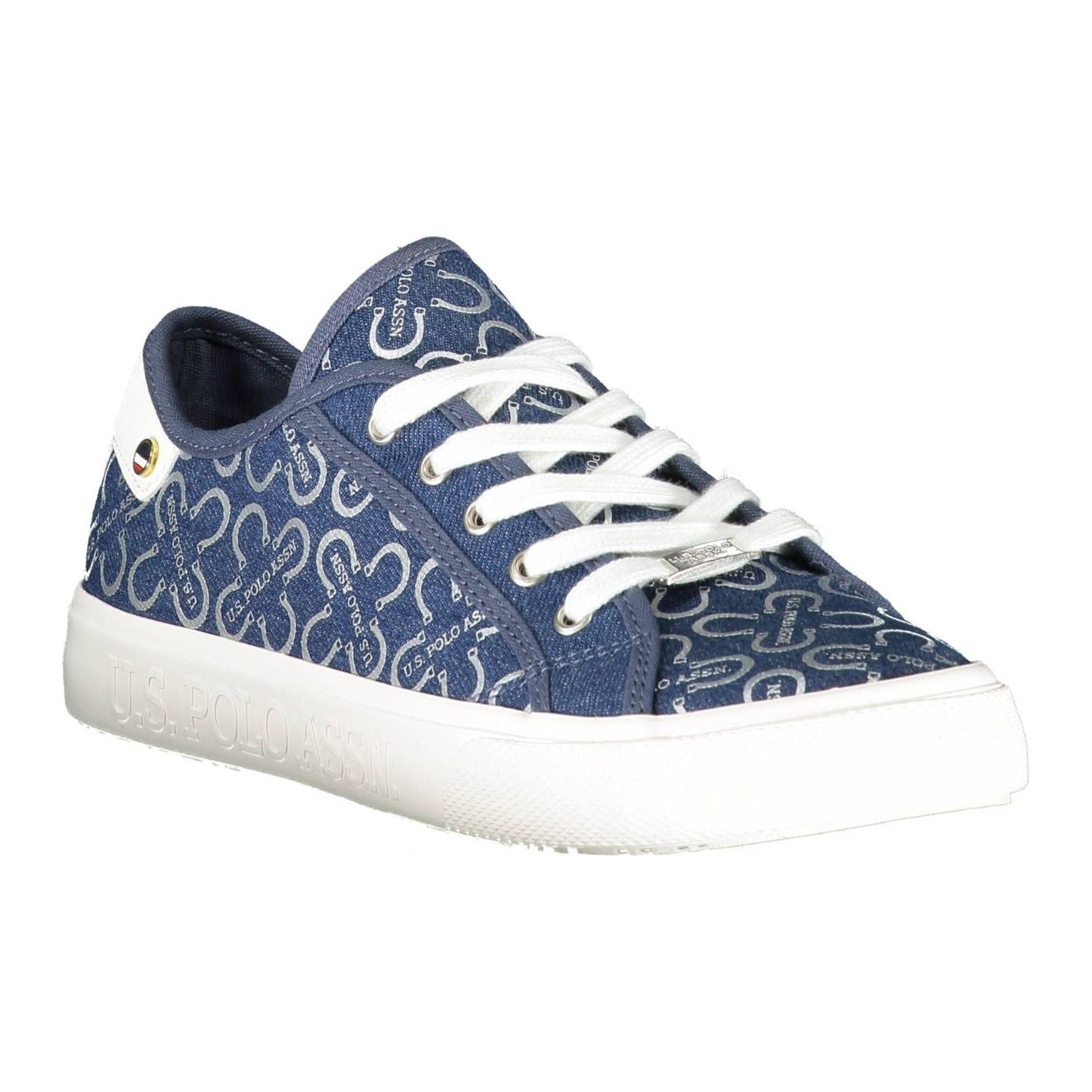 U.S. POLO ASSN. Chic Blue Lace-Up Sports Sneakers U.S. POLO ASSN.