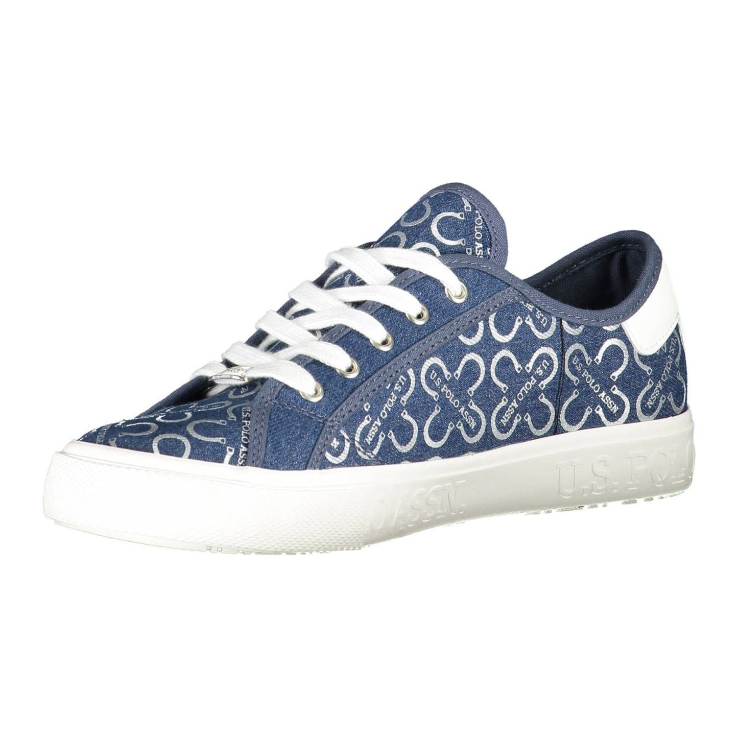 U.S. POLO ASSN. Chic Blue Lace-Up Sports Sneakers U.S. POLO ASSN.