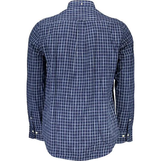 Gant Elegant Blue Organic Cotton Shirt for Men Gant