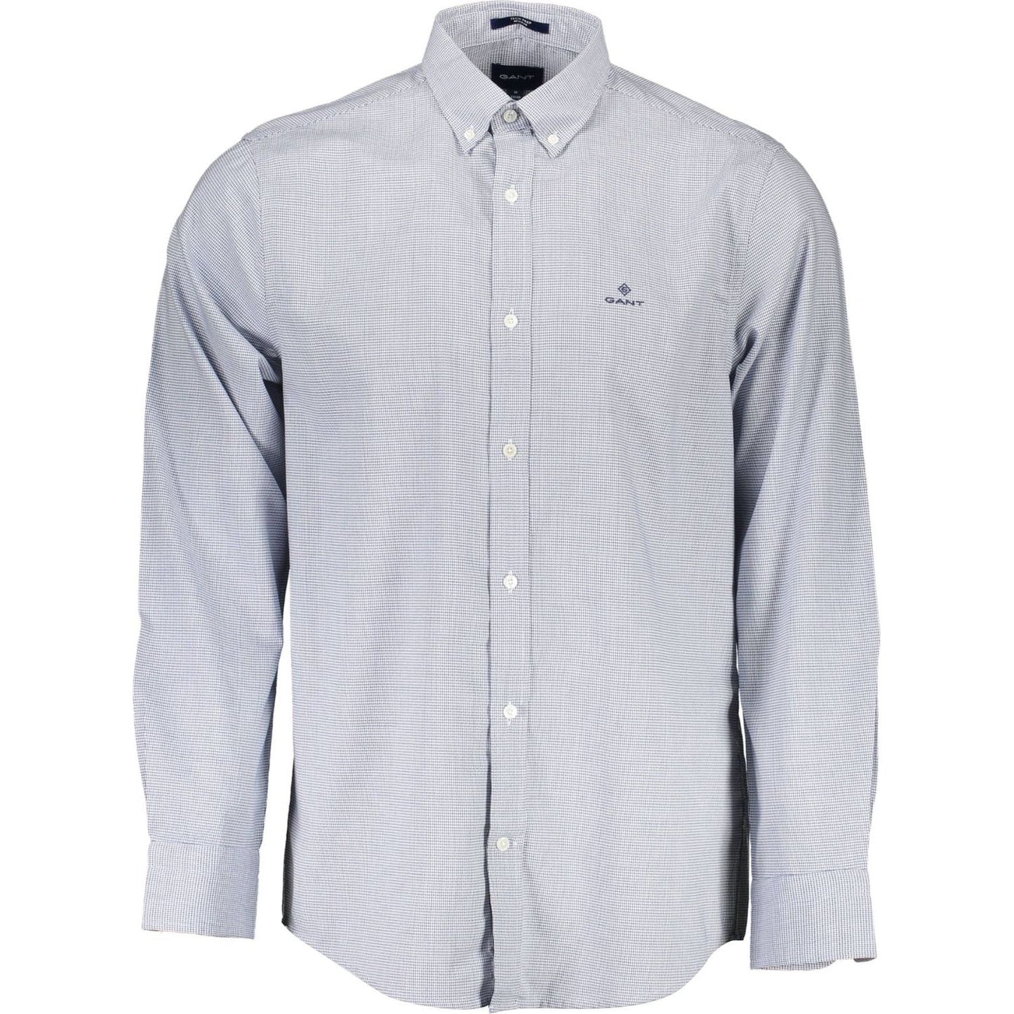 Gant Elegant Organic Cotton Blend Blue Shirt Gant