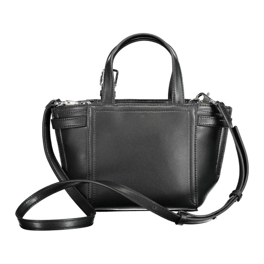 Calvin Klein Chic Black Shoulder Handbag with Zip Closure Calvin Klein