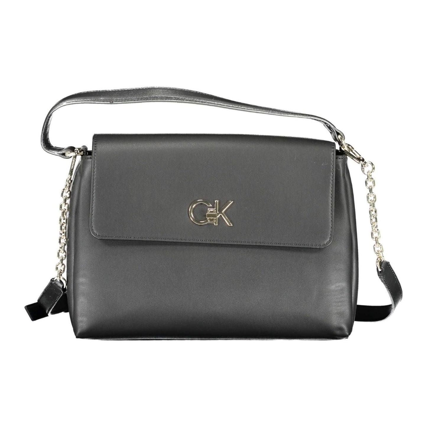 Calvin Klein Elegant Black Shoulder Handbag Calvin Klein