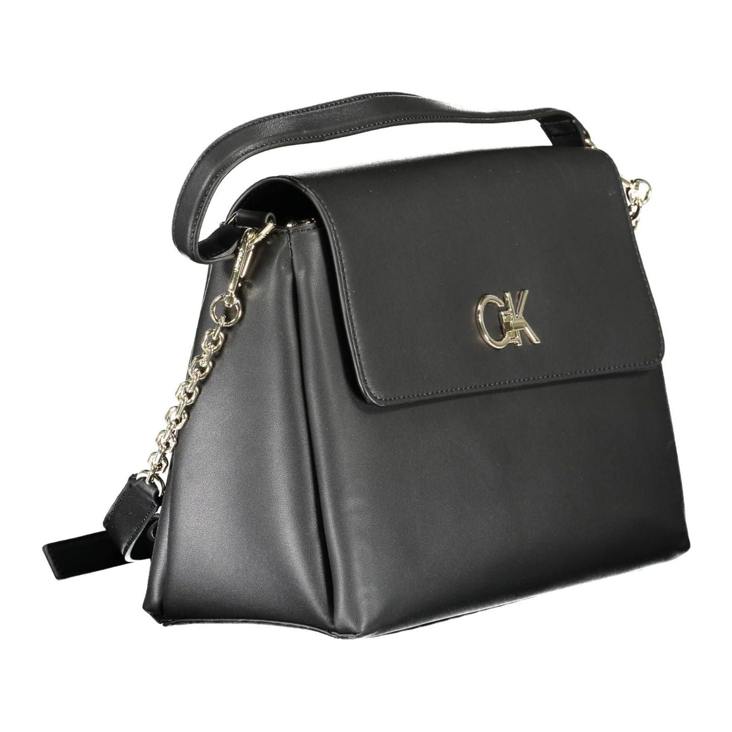 Calvin Klein Elegant Black Shoulder Handbag Calvin Klein