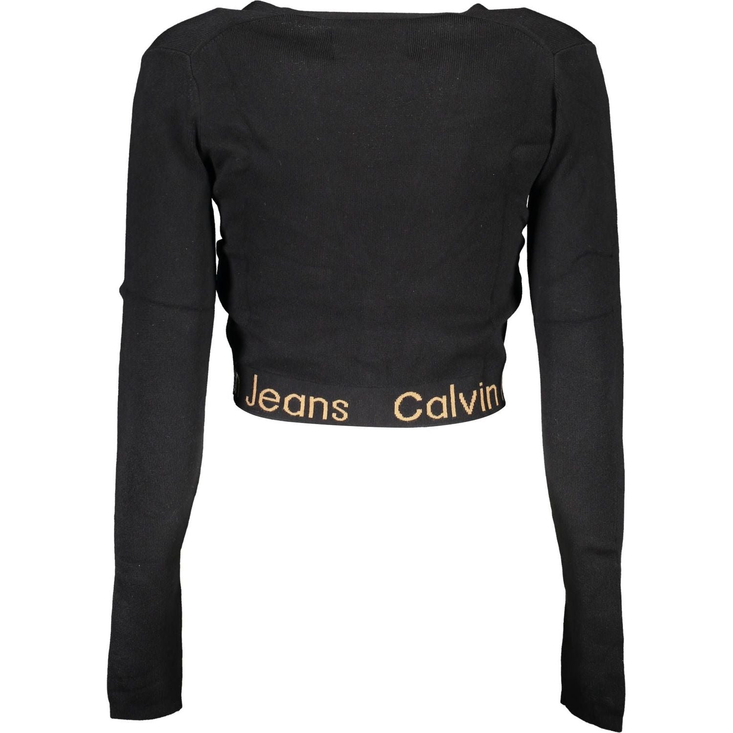 Calvin Klein Black Lyocell Women Sweater