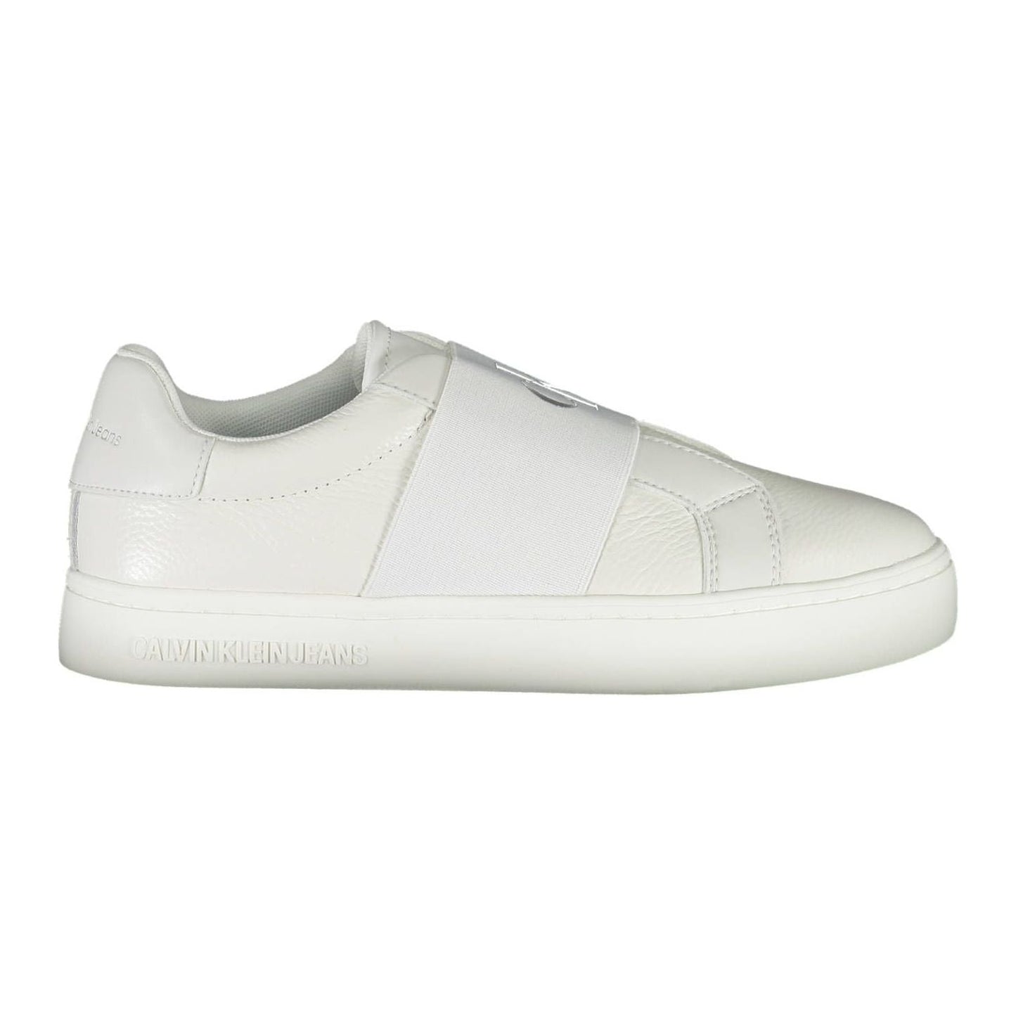 Calvin Klein Chic White Elastic Band Sneakers Calvin Klein