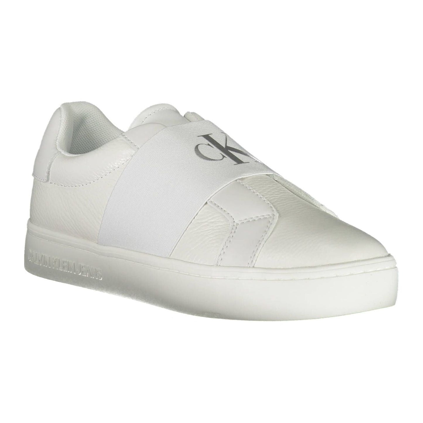 Calvin Klein Chic White Elastic Band Sneakers Calvin Klein