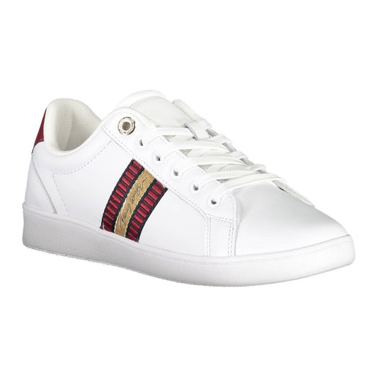 Tommy Hilfiger Eco Chic White Lace-Up Sneakers Tommy Hilfiger