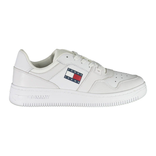 Tommy Hilfiger Sleek White Sneakers with Eco-Friendly Twist Tommy Hilfiger