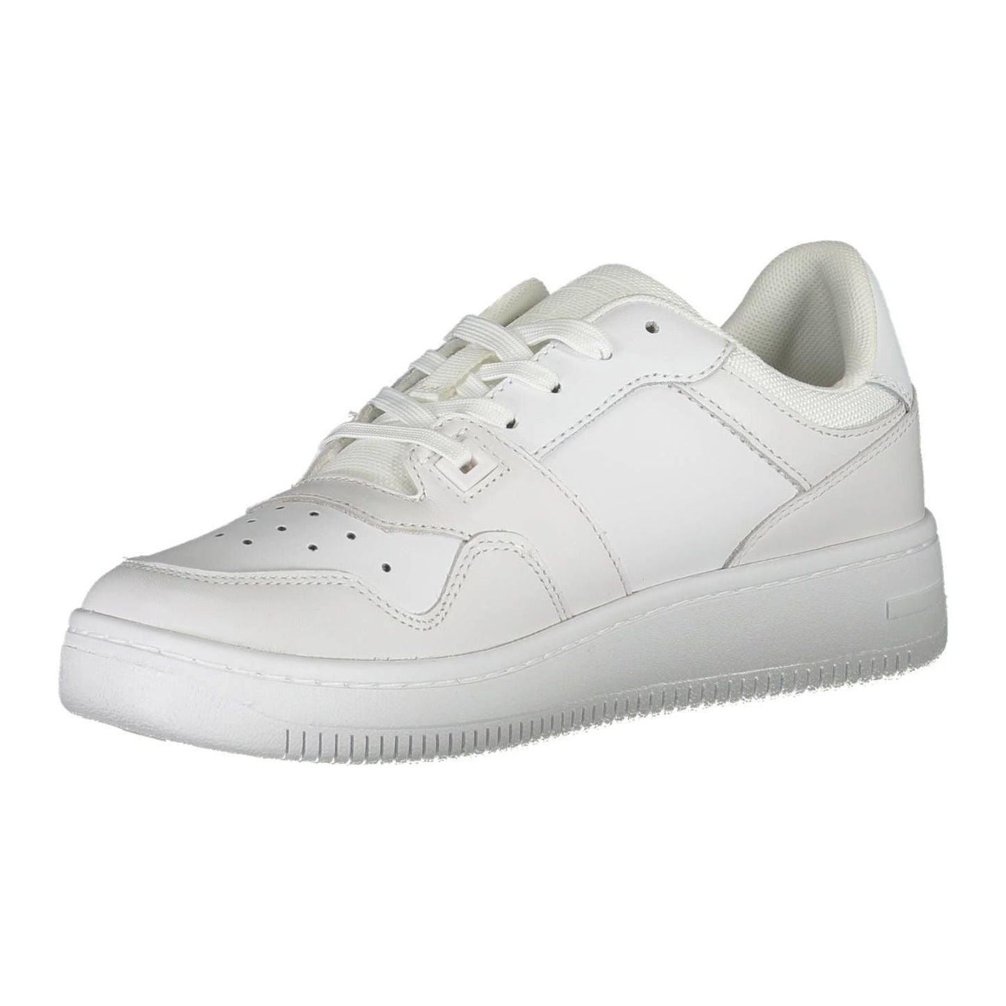 Tommy Hilfiger White Polyester Women Sneaker Tommy Hilfiger