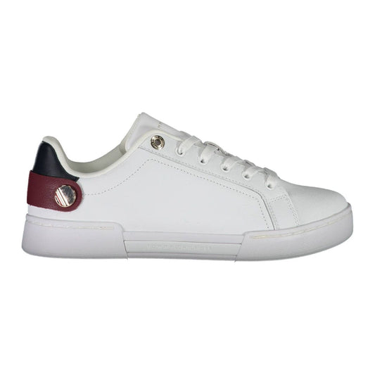 Tommy Hilfiger Eco-Chic White Lace-Up Sneakers Tommy Hilfiger