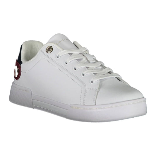 Tommy Hilfiger Eco-Chic White Lace-Up Sneakers Tommy Hilfiger