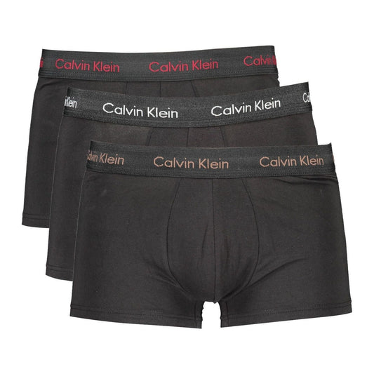 Calvin Klein Black Cotton Men Underwear Trunks Calvin Klein