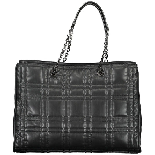 Calvin Klein Elegant Chain-Handle Black Handbag Calvin Klein