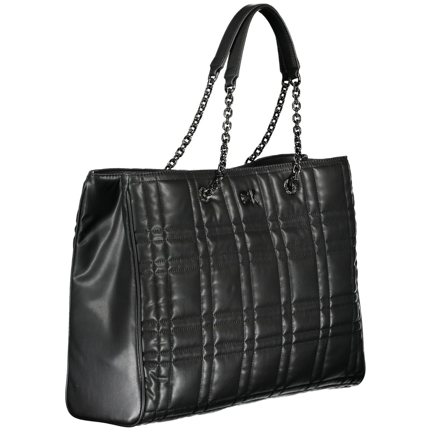 Calvin Klein Elegant Chain-Handle Black Handbag Calvin Klein