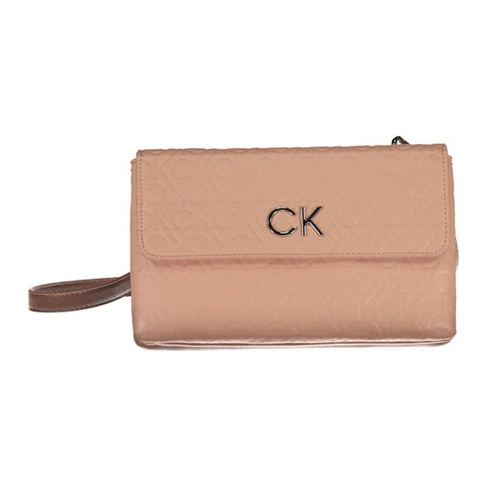 Calvin Klein Chic Pink Dual Compartment Shoulder Bag Calvin Klein