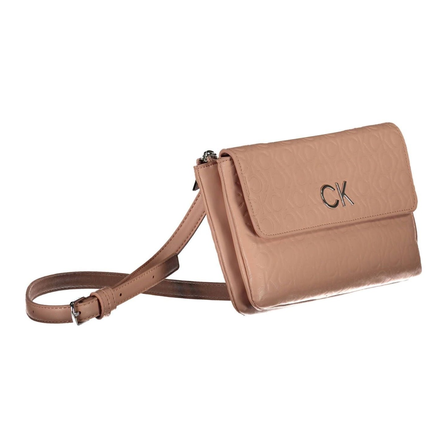 Calvin Klein Chic Pink Dual Compartment Shoulder Bag Calvin Klein