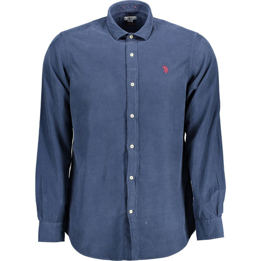 U.S. POLO ASSN. Sleek Slim Fit Long Sleeve Shirt with French Collar U.S. POLO ASSN.