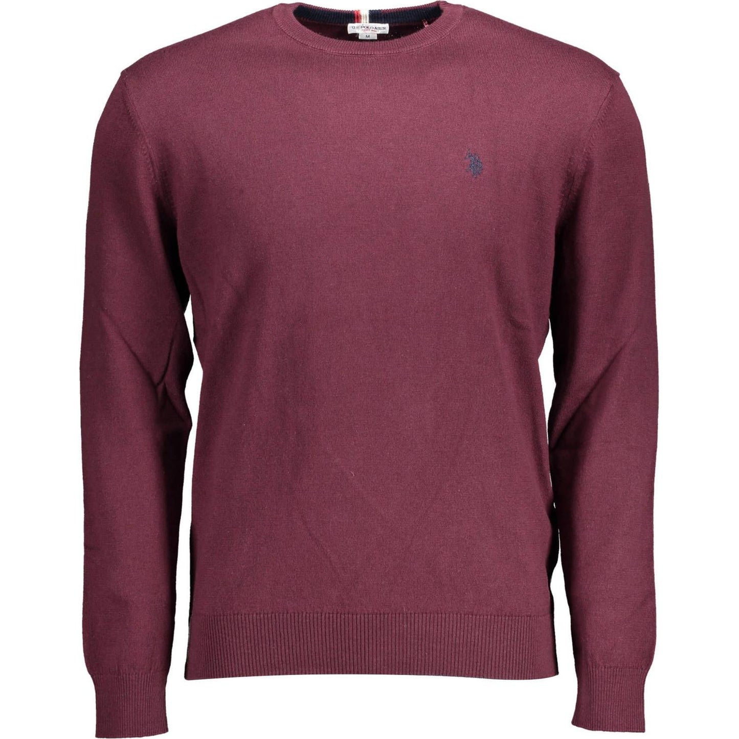 U.S. POLO ASSN. Elegant Purple Cotton Cashmere Sweater U.S. POLO ASSN.