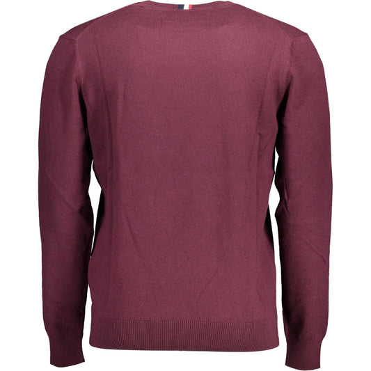 U.S. POLO ASSN. Purple Cotton Men Sweater U.S. POLO ASSN.