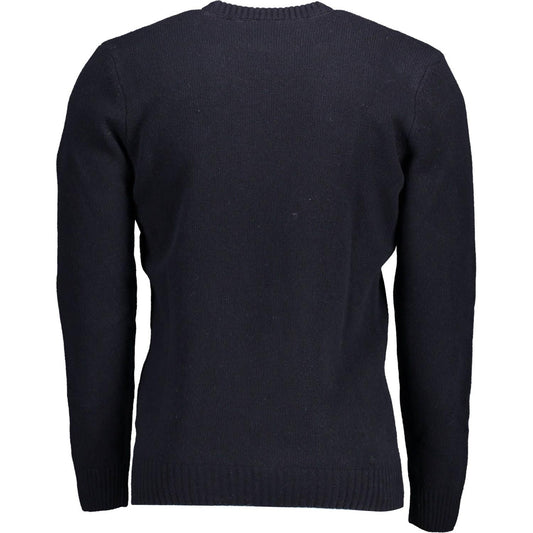 U.S. POLO ASSN. Chic Blue Wool Blend Round Neck Sweater U.S. POLO ASSN.