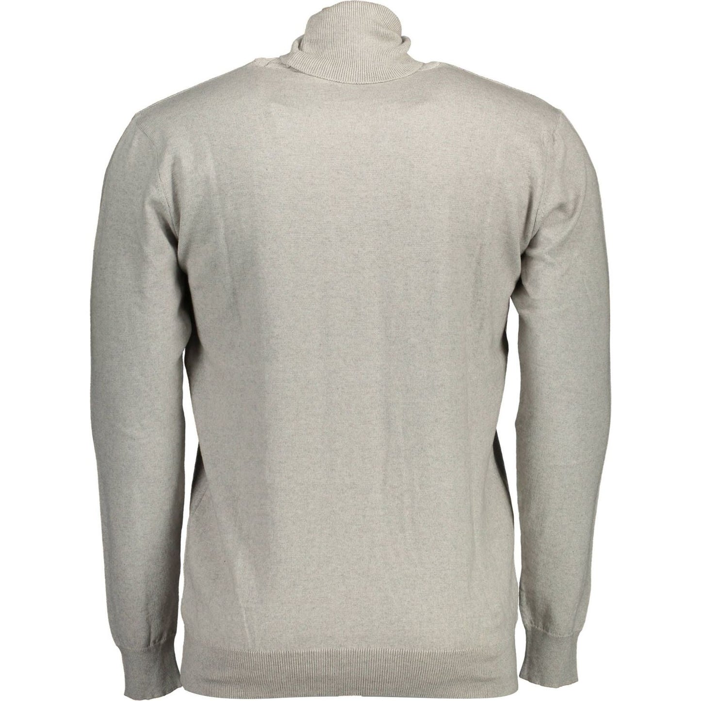 U.S. POLO ASSN. Elegant Gray Turtleneck Cashmere Blend Sweater U.S. POLO ASSN.