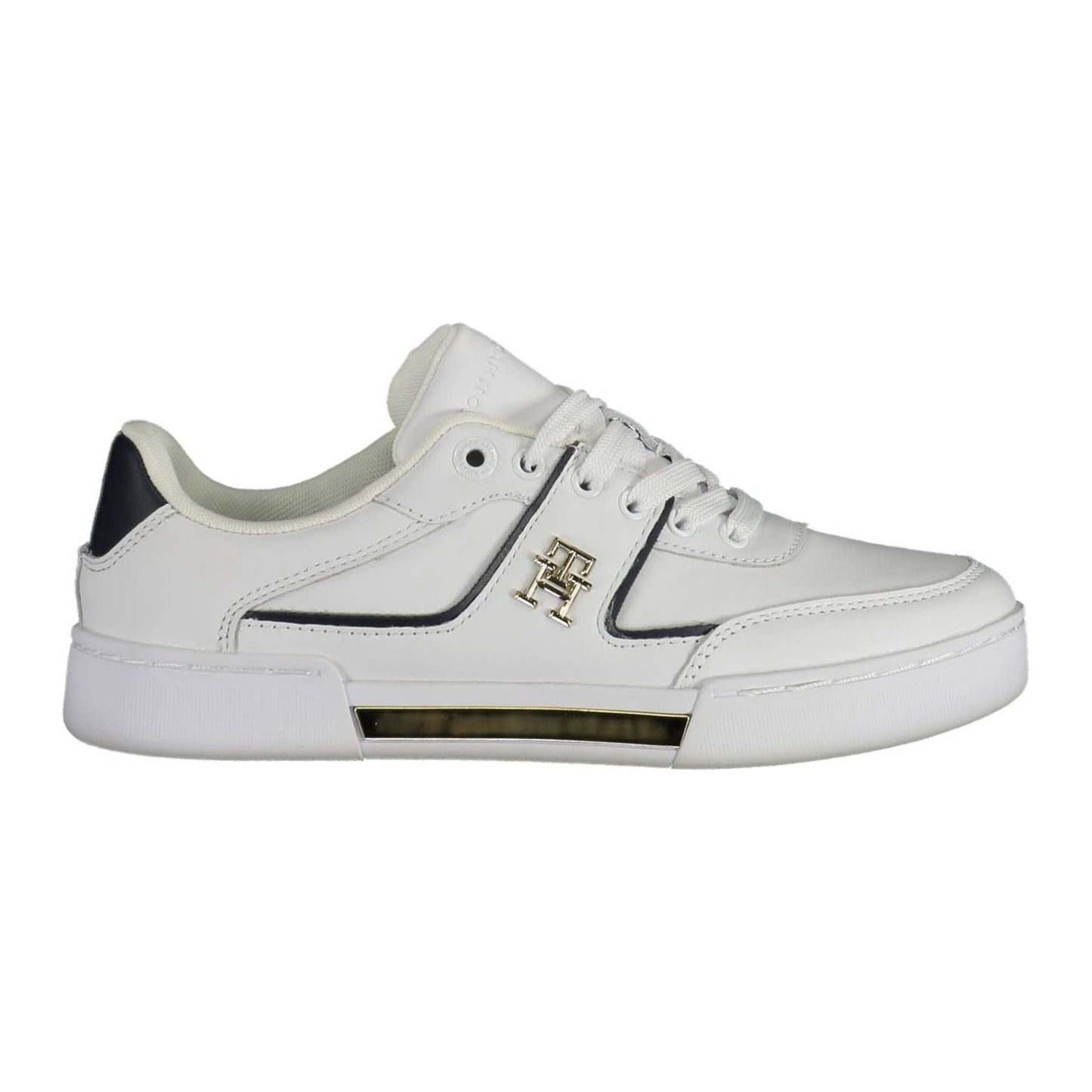 Tommy Hilfiger Eco-Friendly Chic White Sneakers Tommy Hilfiger