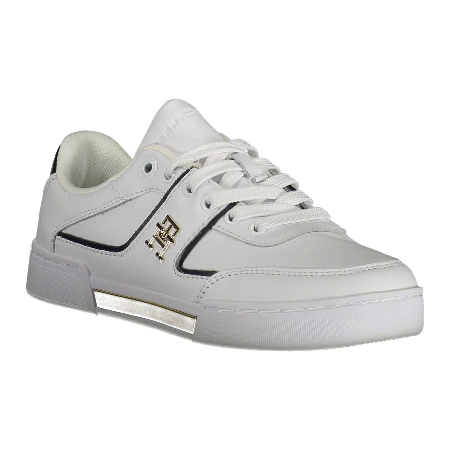 Tommy Hilfiger Eco-Friendly Chic White Sneakers Tommy Hilfiger