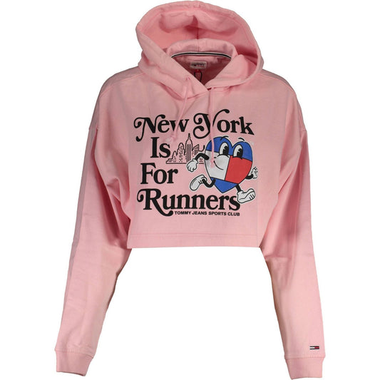 Tommy Hilfiger Pink Cotton Women Sweater Tommy Hilfiger