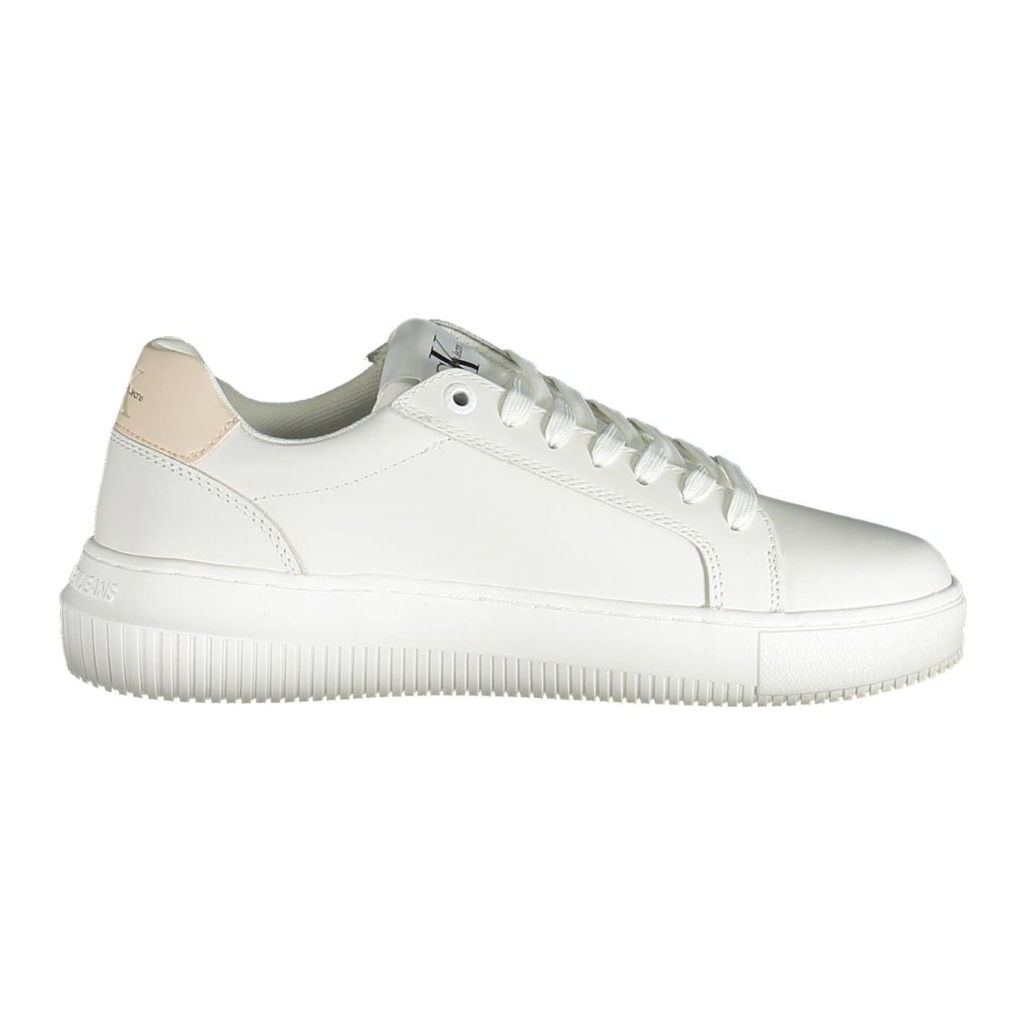 Calvin Klein Eco-Conscious White Sneakers with Contrasting Accents Calvin Klein