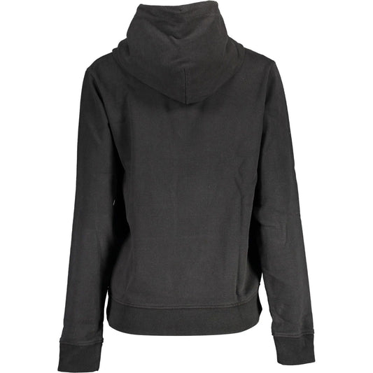 Tommy Hilfiger Elegant Black Hooded Sweatshirt Tommy Hilfiger