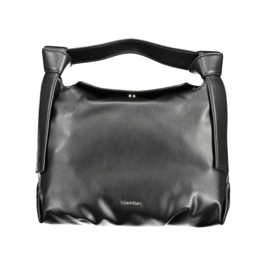 Calvin Klein Chic Contrast Detail Black Handbag Calvin Klein