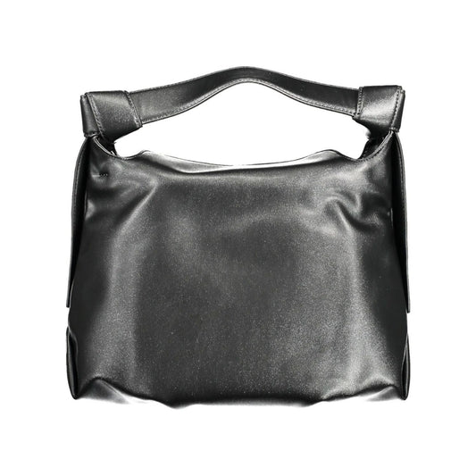 Calvin Klein Chic Contrast Detail Black Handbag Calvin Klein