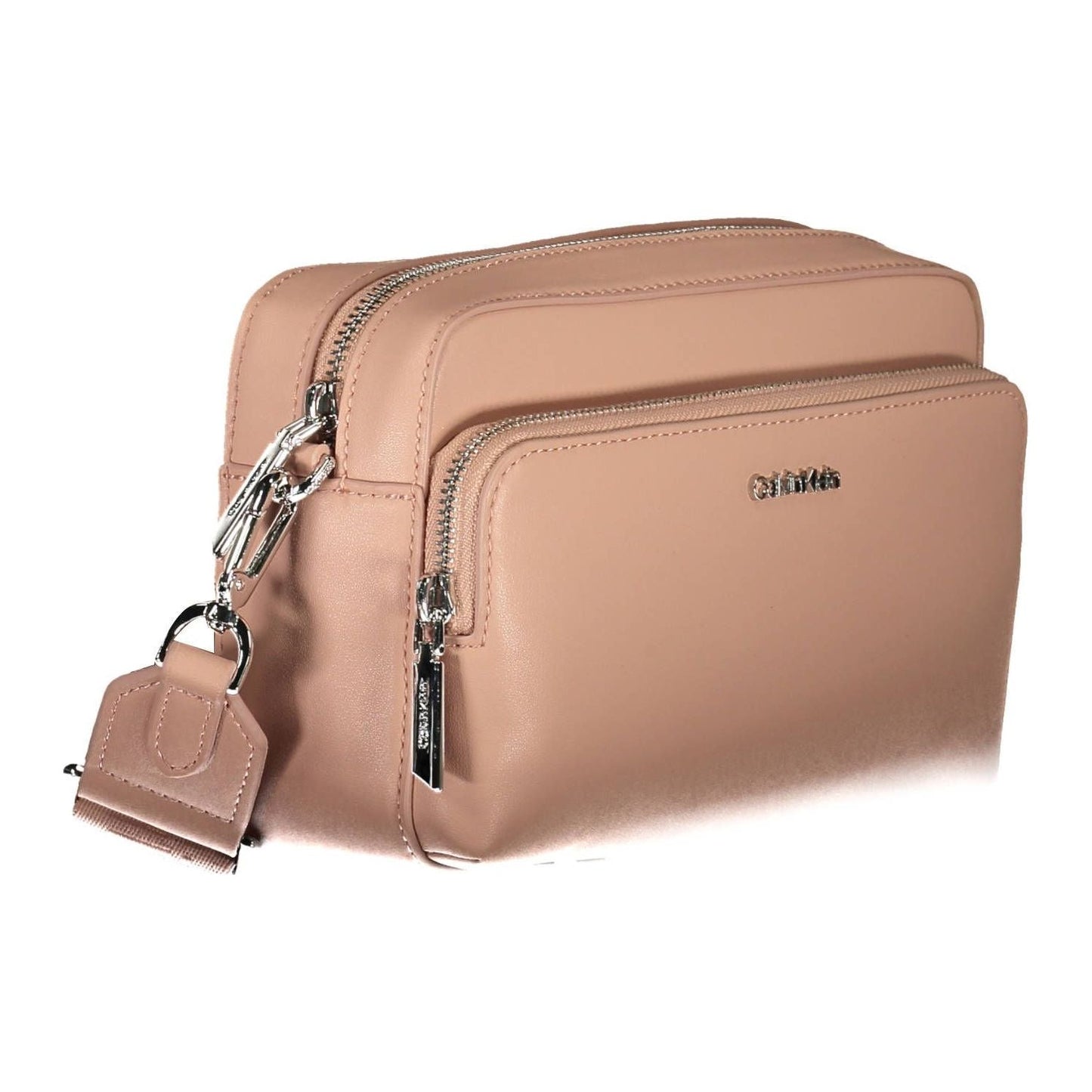 Calvin Klein Elegant Pink Shoulder Bag with Logo Detail Calvin Klein